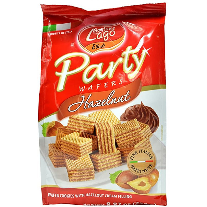 Lago wafers hazelnut 250g