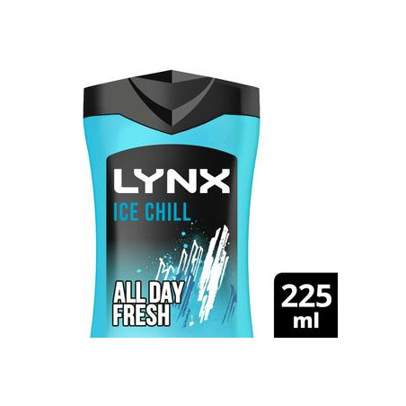 lynx ice chill shower gel
