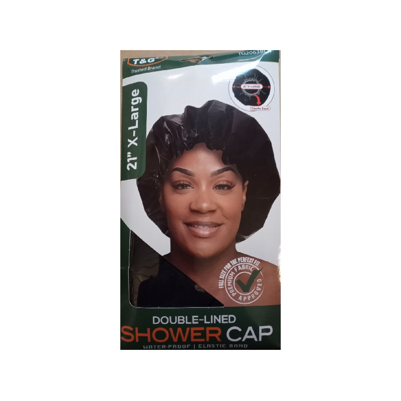 T&G Double Lined  Shower Cap X- Large