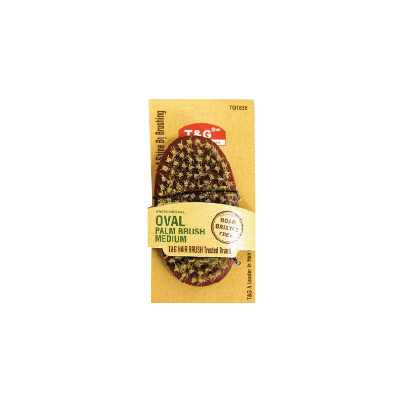 T&G professional oval palm brush medium