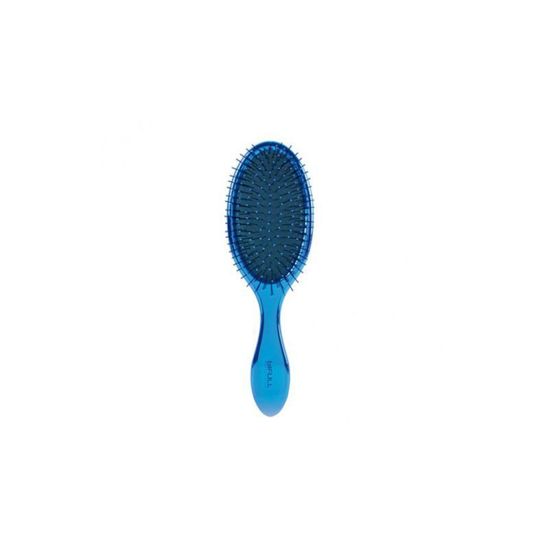 T&G blue oval hair brush