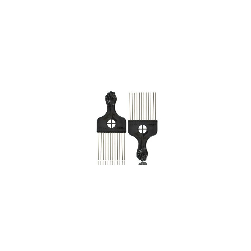 T&G styling comb metal pik short - 1 comb