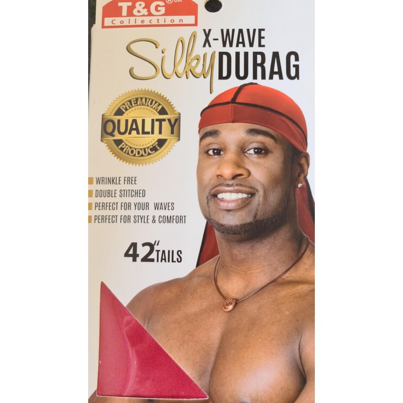 silky x-wave doublestich durag silver