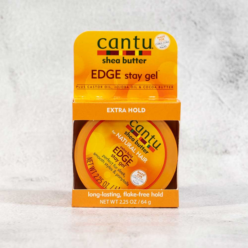 Cantu Shea Butter for Natural Hair Extra Hold Edge Stay Gel 64g