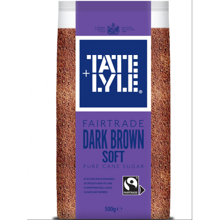 Tate + Lyle Dark Brown Soft Pure Sugar Cane 500g