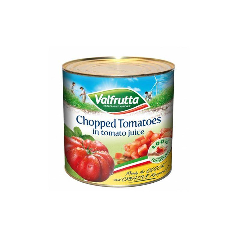 Valfrutta Chopped Tomatoes 2550g