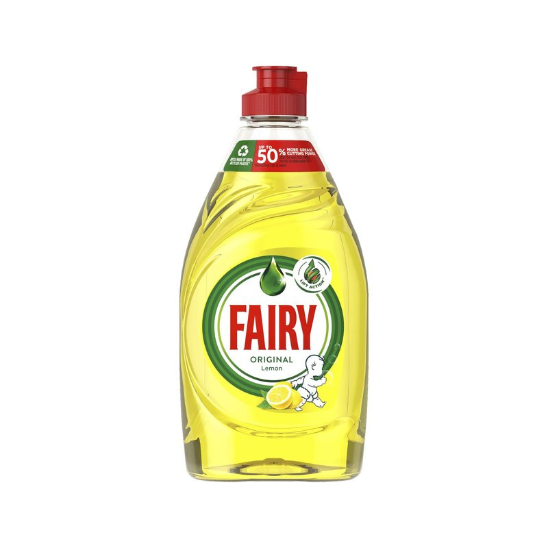 Fairy Washing Up Liquid Lemon 433ml