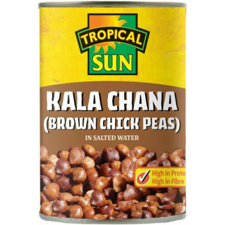 TS Kala Chana ( Brown Chick Peas ) in Salted Water 400g