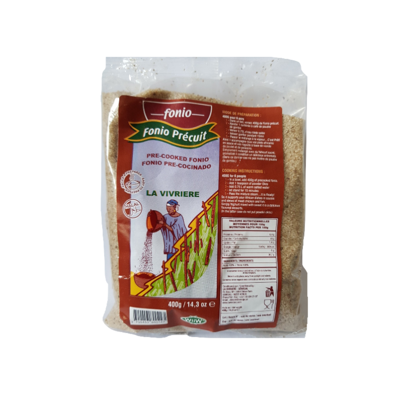 Senegalese La Vivriere Pre-cooked Fonio 400g