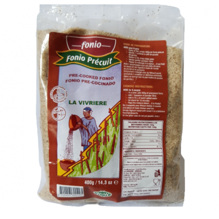 Senegalese La Vivriere Pre-cooked Fonio 400g