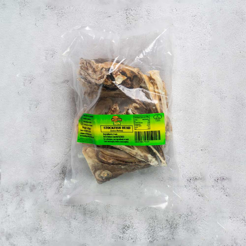 African Sun Stockfish Head 400g