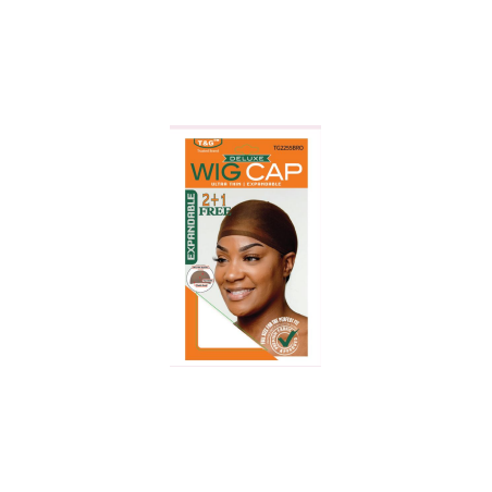 T&G Wig Cap Brown (2+1)