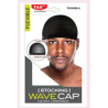 T&G Stocking Wave Cap Black