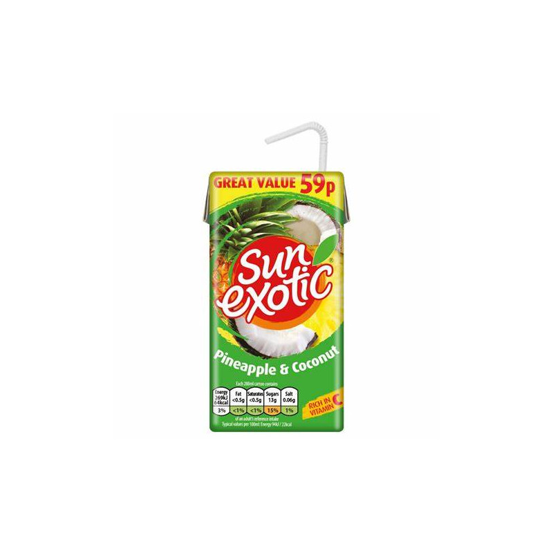 Sun Exotic Pineapple & Coconut 288ml