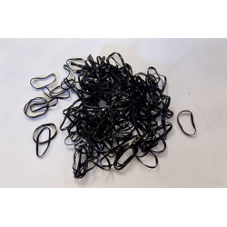 SU Black Rubber Bands 250