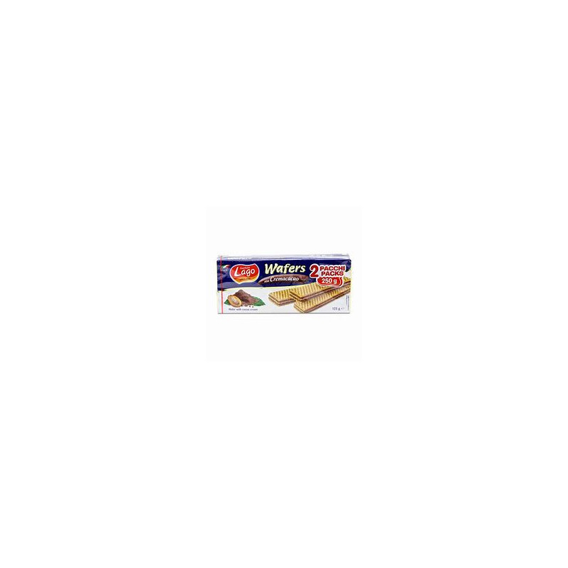 Lago Wafers Cacao Cream 125gx2 packs