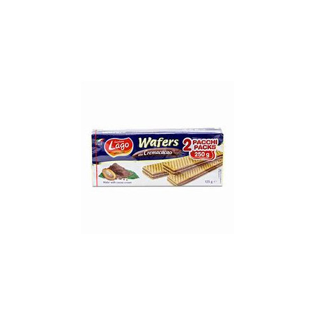 Lago Wafers Cacao Cream 125gx2 packs
