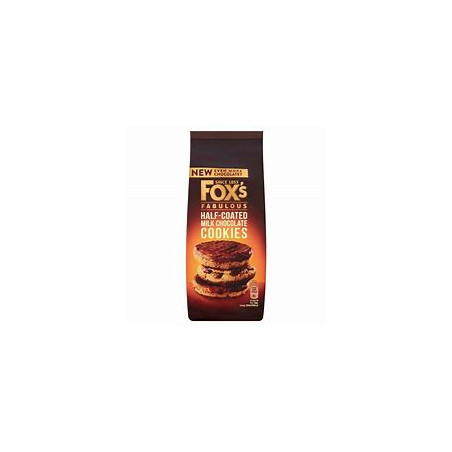 Fox Half Coated Milk Chocolate Cookies 175g