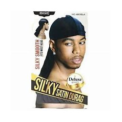Magic Silky Satin Durag Black