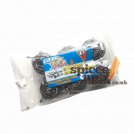Clean And Sparkle Stainless Steel Scourers