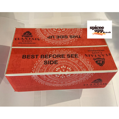Olu Olu Yellow Chilli Plantain Chips Box
